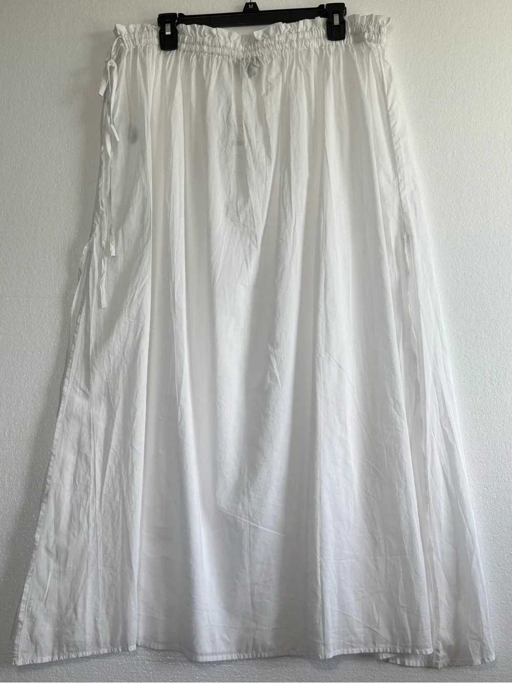J. Crew White Maxi Swim Coverup Skirt